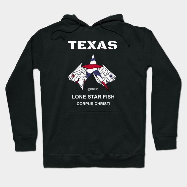 Lone Star State Fishing, Corpus Christi TX Hoodie by The Witness